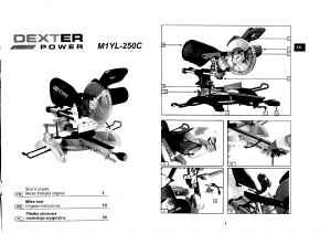 Mode d’emploi Dexter Power M1YL-250C Scie à onglet
