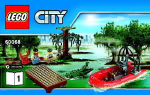 Manual Lego set 60068 City O esconderijo dos ladrões