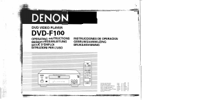 Mode d’emploi Denon DVD-F100 Lecteur DVD