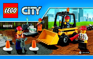 Bruksanvisning Lego set 60072 City Sprängning startset