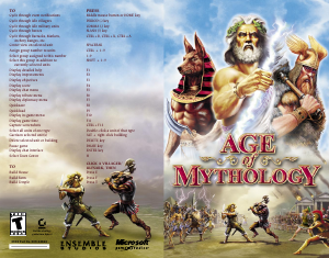 Handleiding PC Age of Mythology - Gold Edition