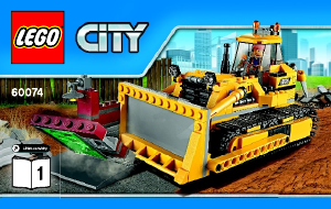 Manual Lego set 60074 City Buldozer