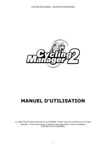 Mode d’emploi PC Cycling Manager 2