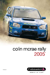 Mode d’emploi PC Colin McRae Rally 2005