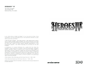 Mode d’emploi PC Heroes of Might and Magic IV