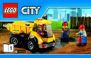 Manuale Lego set 60076 City Cantiere da demolizione