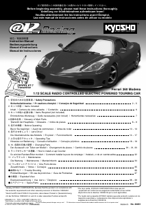 Manual Kyosho 30651 Ferrari 360 Modena Radio Controlled Car