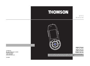 Mode d’emploi Thomson PDP27G1X Lecteur Mp3