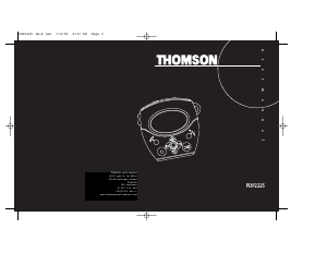 Mode d’emploi Thomson PDP2225 Lecteur Mp3