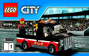 Handleiding Lego set 60084 City Racemotor transport