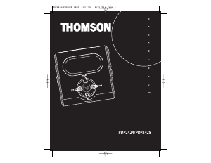 Mode d’emploi Thomson PDP2424 Lecteur Mp3