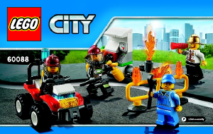 Bruksanvisning Lego set 60088 City Brandsläckning startset