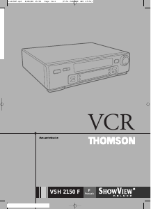 Mode d’emploi Thomson VSH2150F Magnétoscope