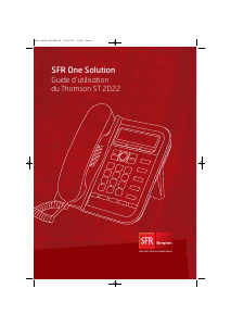 Mode d’emploi Thomson ST 2022 (SFR) Téléphone