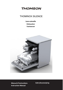 Mode d’emploi Thomson Thominox Silence Lave-vaisselle