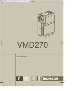 Mode d’emploi Thomson VMD270 Caméscope
