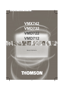Mode d’emploi Thomson VMD732 Caméscope