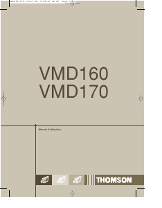 Mode d’emploi Thomson VMD160 Caméscope