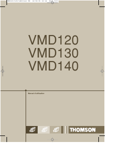 Mode d’emploi Thomson VMD130 Caméscope