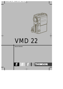 Mode d’emploi Thomson VMD22 Caméscope