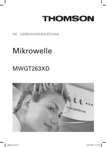 Bedienungsanleitung Thomson MWGT263XD Mikrowelle