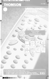 Manual de uso Thomson ROC740 Control remoto