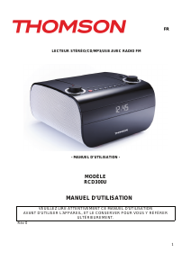 Manuale Thomson RCD300U Stereo set