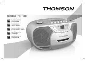 Bedienungsanleitung Thomson RK100CD Stereoanlage