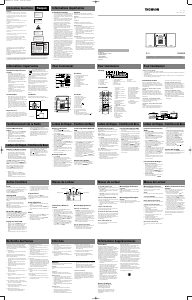 Manuale Thomson CS900VD Stereo set