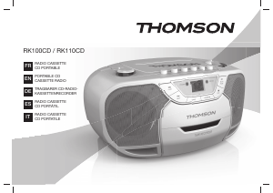 Bedienungsanleitung Thomson RK110CD Stereoanlage