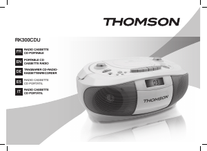 Manual de uso Thomson RK300CDU Set de estéreo