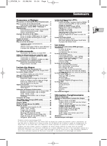 Mode d’emploi Thomson DTH720 Lecteur DVD