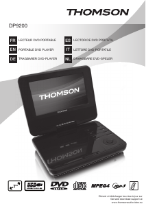 Manual de uso Thomson DP9200 Reproductor DVD
