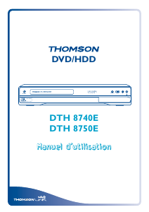 Mode d’emploi Thomson DTH8750E Lecteur DVD