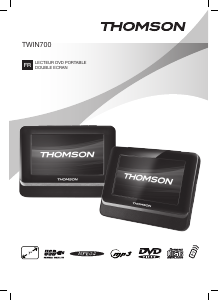 Mode d’emploi Thomson TWIN700 Lecteur DVD