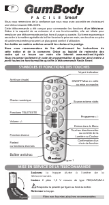 Mode d’emploi Meliconi Facile Smart Télécommande