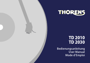 Bedienungsanleitung Thorens TD 2030 Plattenspieler