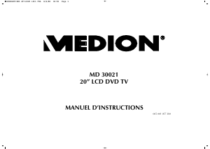 Mode d’emploi Medion MD 30021 Téléviseur LCD