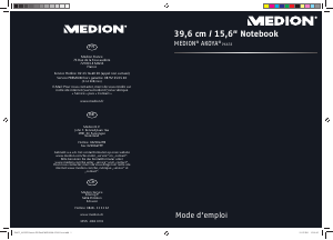 Mode d’emploi Medion Akoya P6633 (MD 97958) Ordinateur portable