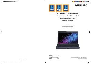 Manuale Medion Akoya P7624 (MD 98920) Notebook