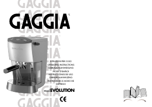 Mode d’emploi Gaggia Evolution Machine à expresso