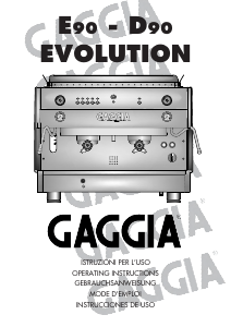 Manuale Gaggia D90 Macchina per espresso