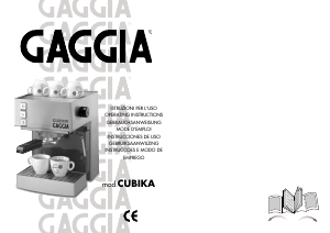 Handleiding Gaggia Cubika Espresso-apparaat