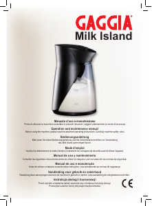 Manual Gaggia Milk Island Batedor de leite