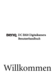Bedienungsanleitung BenQ DC E820 Digitalkamera