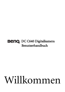 Bedienungsanleitung BenQ DC C640 Digitalkamera