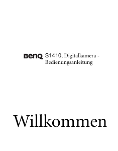 Bedienungsanleitung BenQ S1410 Digitalkamera