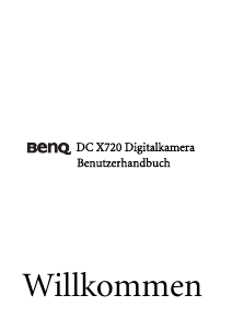 Bedienungsanleitung BenQ DC X720 Digitalkamera