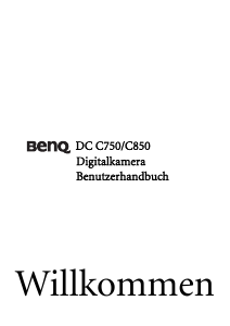 Bedienungsanleitung BenQ DC C750 Digitalkamera