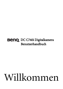 Bedienungsanleitung BenQ DC C740i Digitalkamera